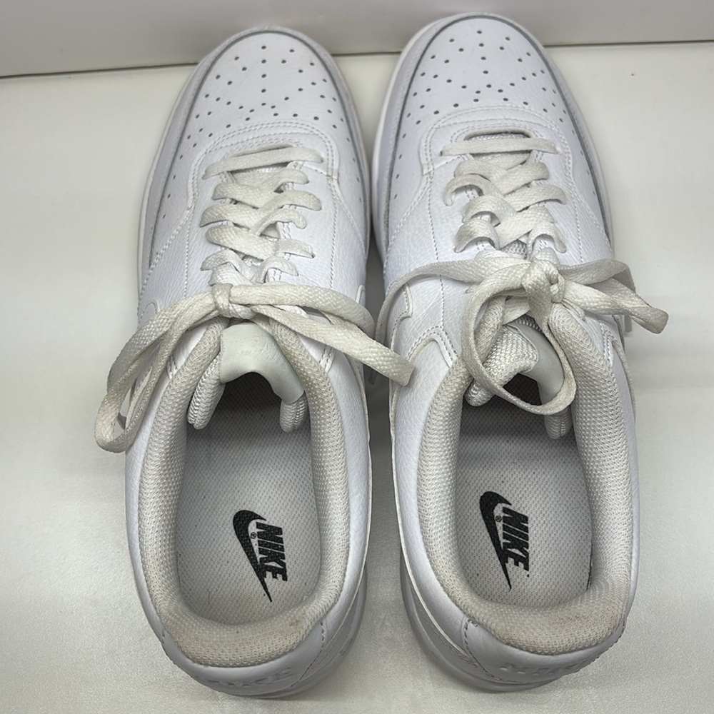 Nike Court Vision Lo Mens Athletic Shoes Sneakers Size 11 Triple White - Picture 7 of 12